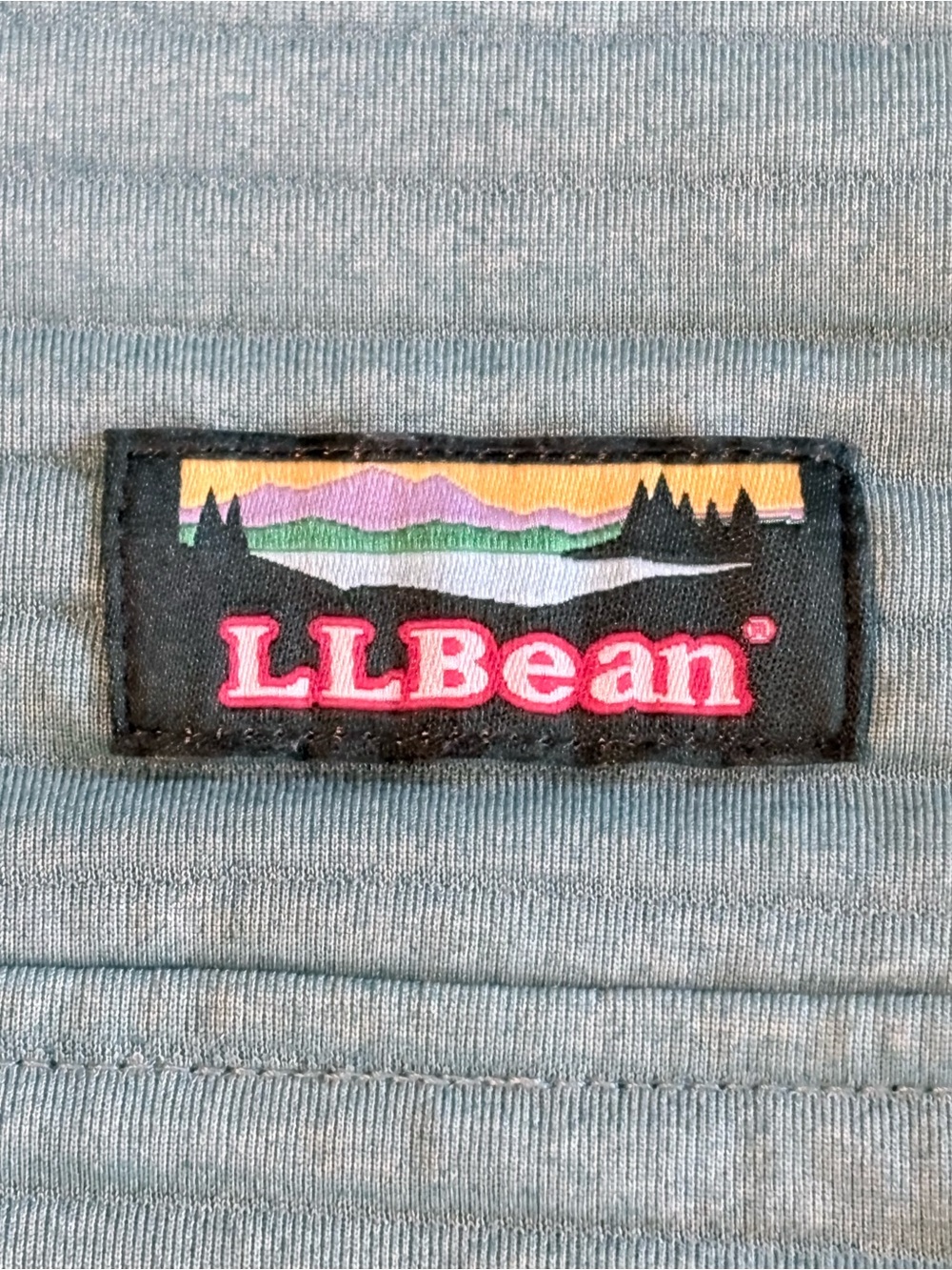 LL Bean Women’s Aqua Blue Airlight Knit Pullover Medium M Quarter Snap Jacket - Picture 6 of 8